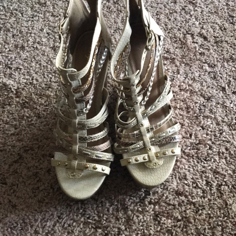 Wedges that have only been wore twice.